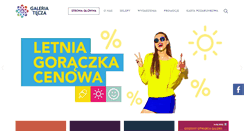 Desktop Screenshot of galeriatecza.pl